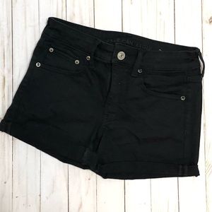 Black Jean shorts,American Eagle